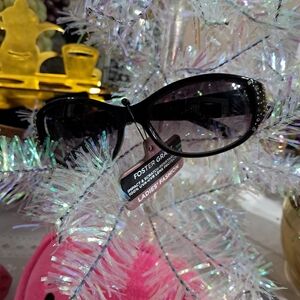 Foster Grant Black Ladies Fashion Sunglasses